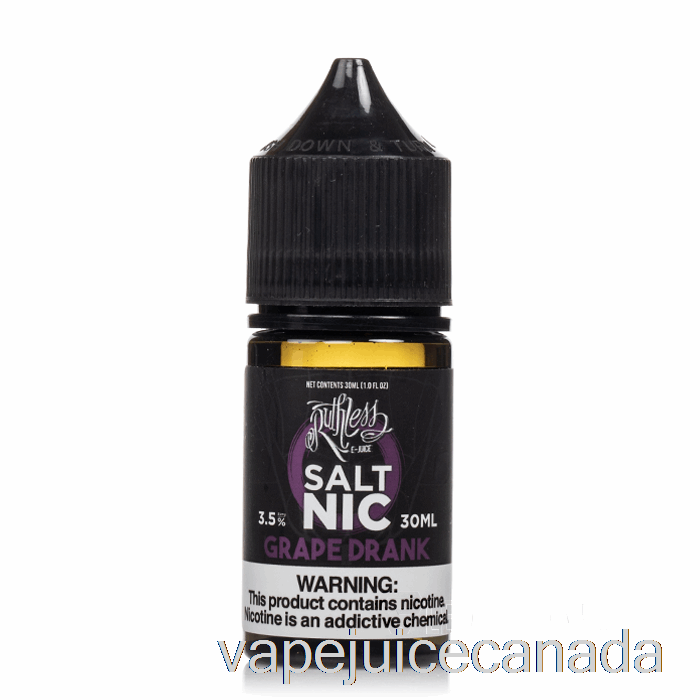 Vape Juice Grape Drank - Ruthless SALT - 30mL 20mg